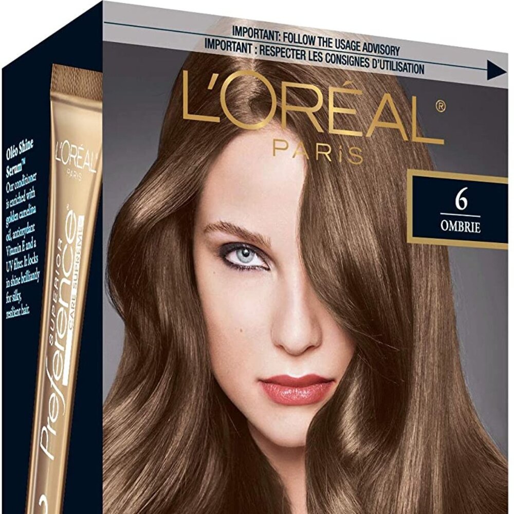 L'Oréal Paris Superior Preference Haircolour, 6 Light Brown (Ombrie)